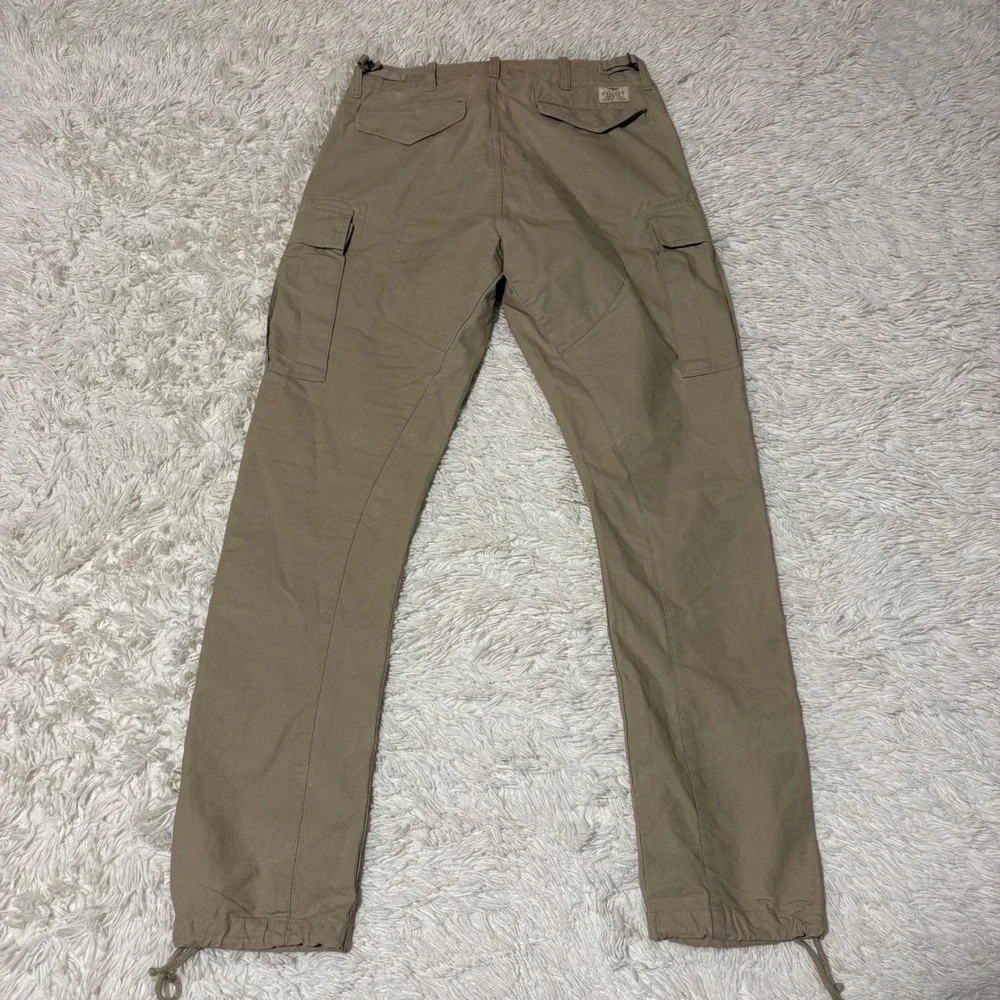 Polo Ralph Lauren Cargo Pants Mens 32x32 Tan Slim Fit Surplus Div. Trousers